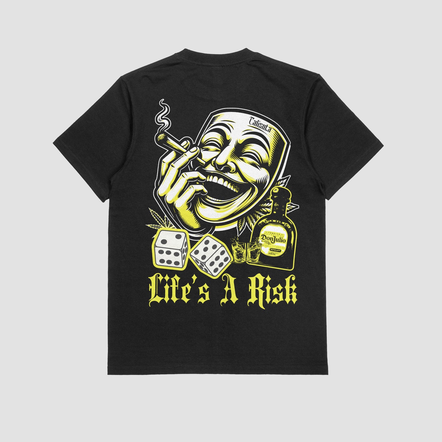 Calisota Life's A Risk Black Tee